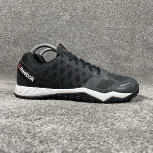 Reebok Nanoweb Smooth Fuse Athletic Black Running Shoes Men's Size 7.5